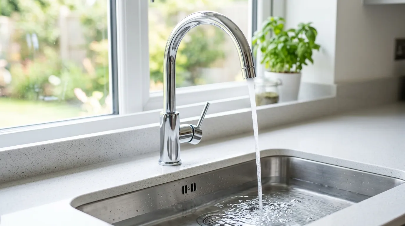 Local Plumbing Master Pros same day plumber fixing a faucet in Hunter, OK